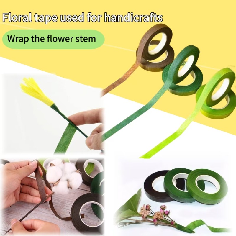 1-12Rolls Green Bouquet Floral - огляд і ціна Floral Tape Green