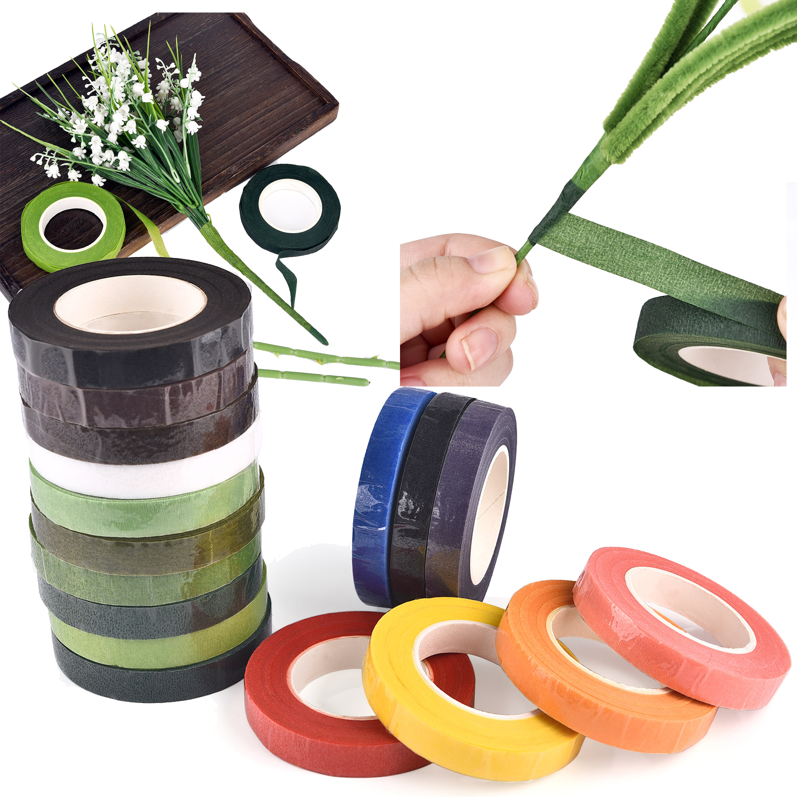 30yards Floral Stem Tape Corsa - огляд і ціна Floral Tape Green