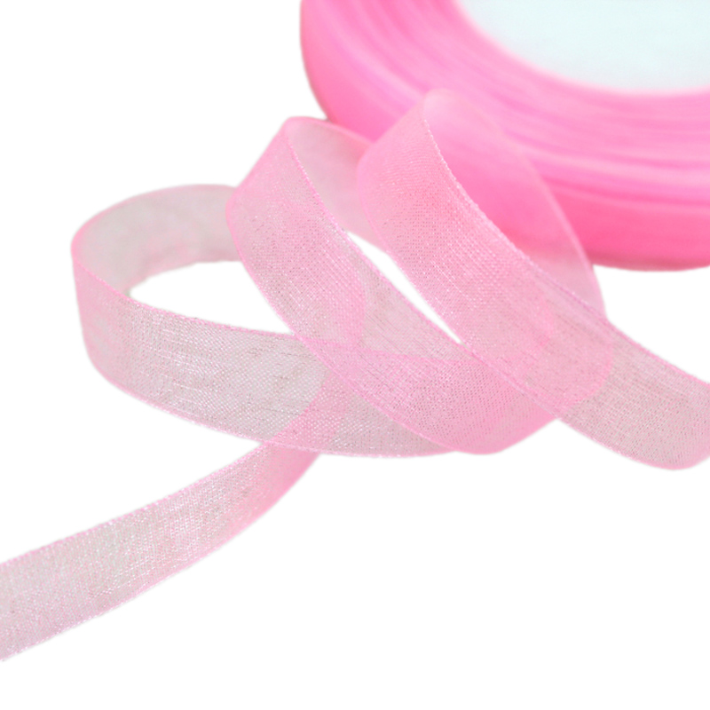 (50 yards/roll) 12mm organza r - огляд і ціна Ribbon Organza Roll