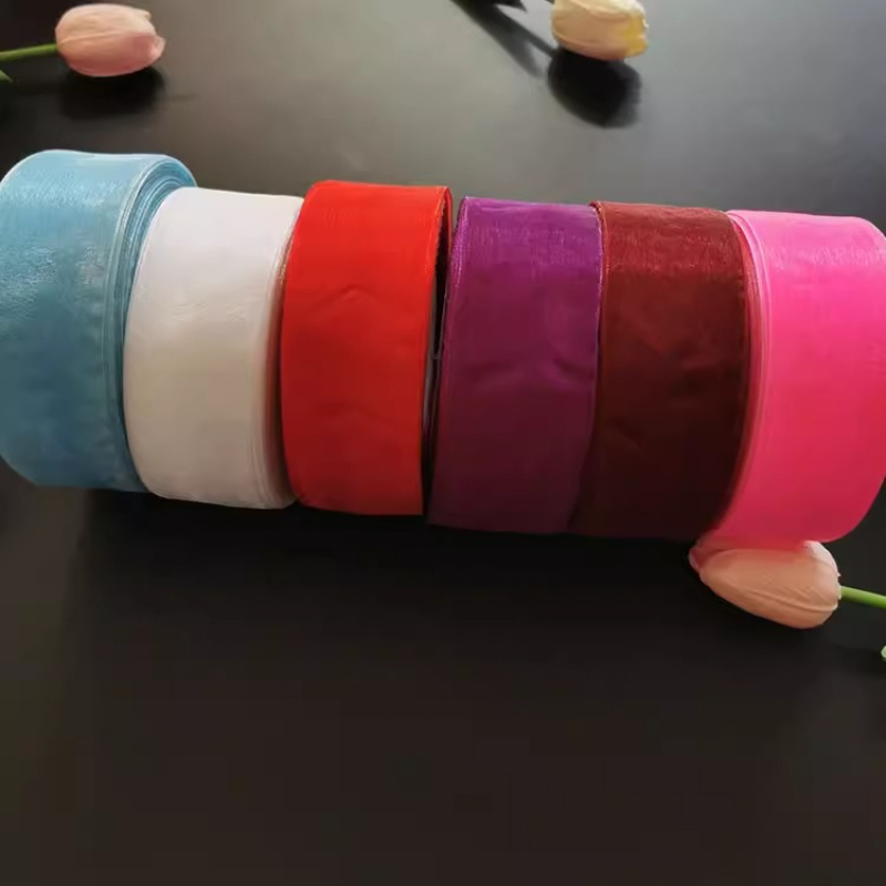 40mm White Organza Ribbon 45Me - огляд і ціна Ribbon Organza Roll