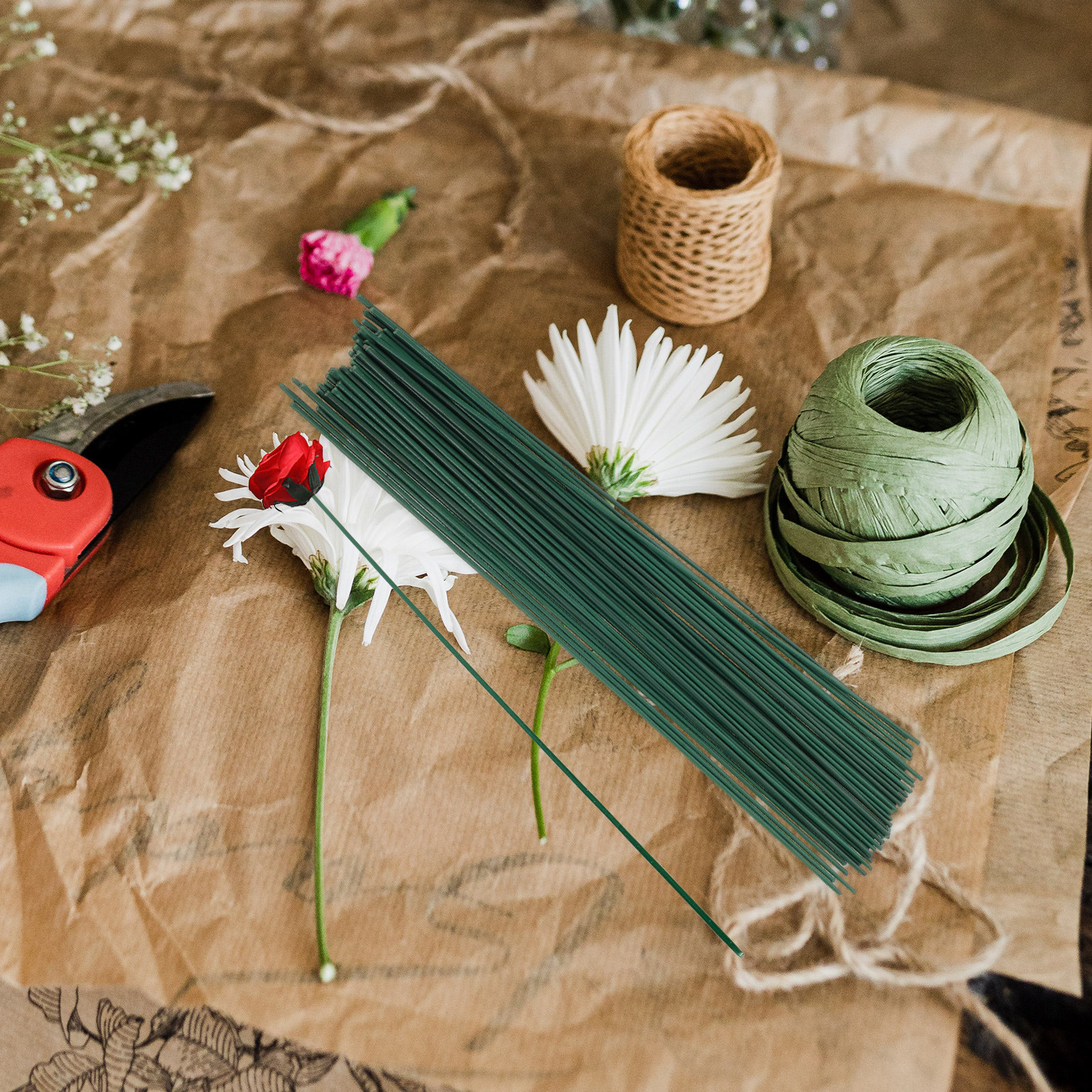1Set Floral Tape Set Floral Wi - огляд і ціна Floral Tape Green