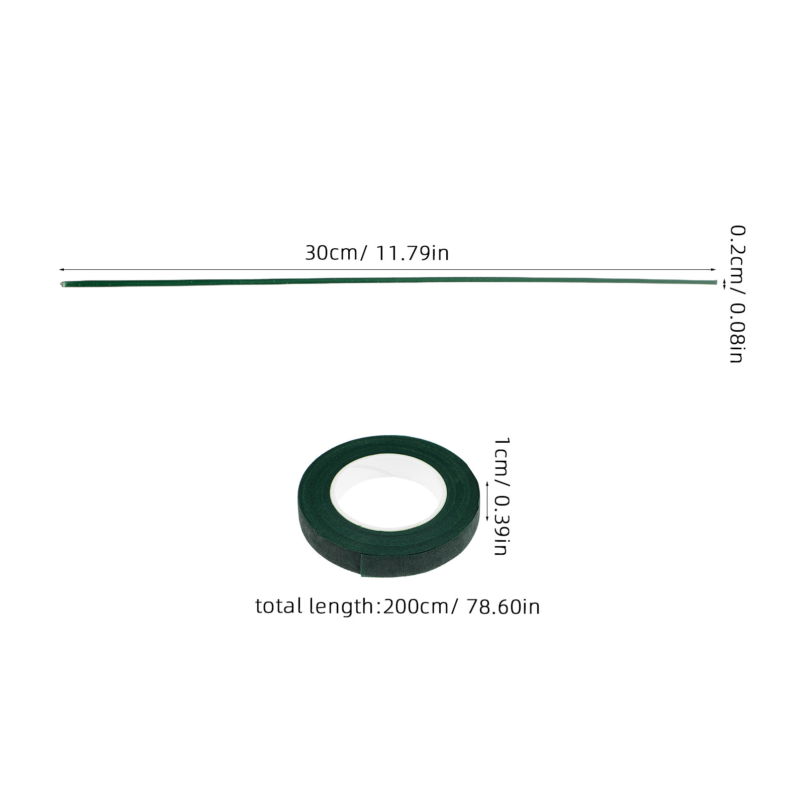 1Set Floral Tape Set Floral Wi - огляд і ціна Floral Tape Green