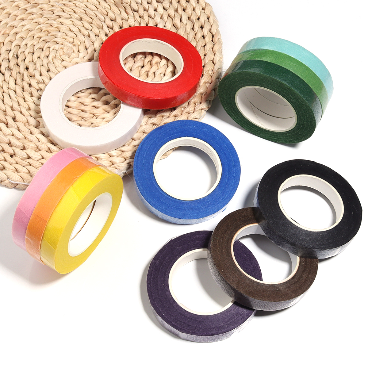 30 Yard 12MM Floral Stem Tape  - огляд і ціна Floral Tape Green