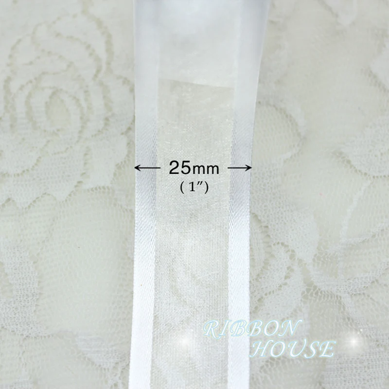 (50 Yards/roll) 25mm Broadside - огляд і ціна Ribbon Organza Roll