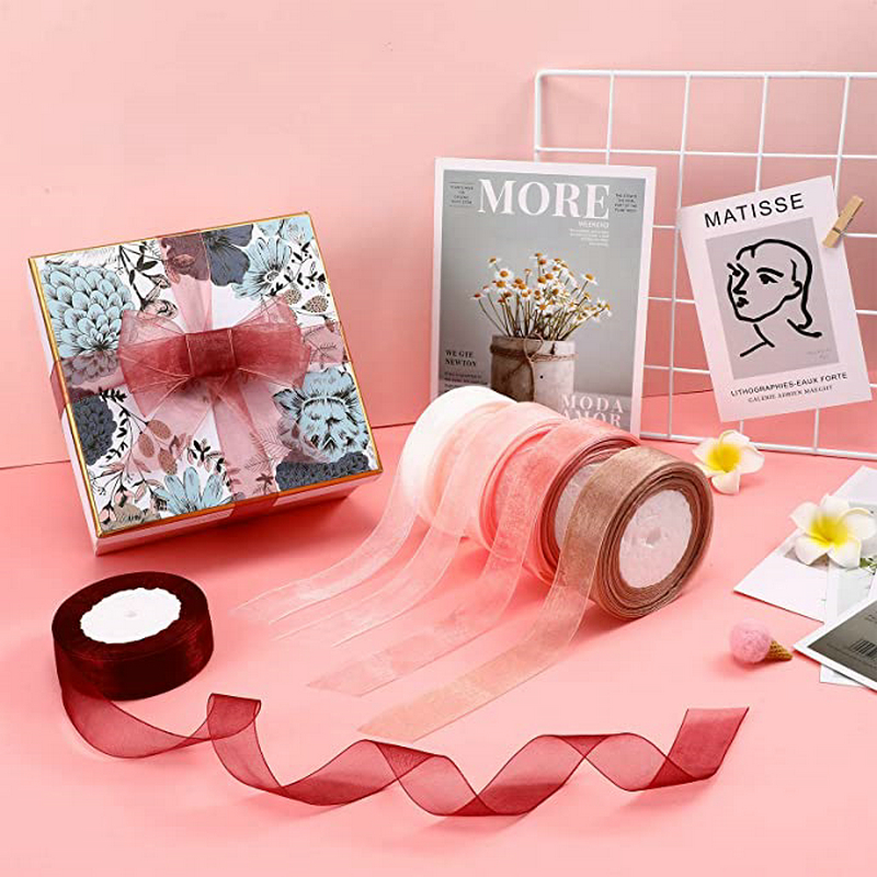 50 Yards/Roll Organza Ribbon W - огляд і ціна Ribbon Organza Roll